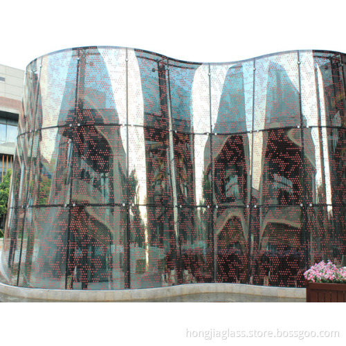 Curved Silk Screen Glass